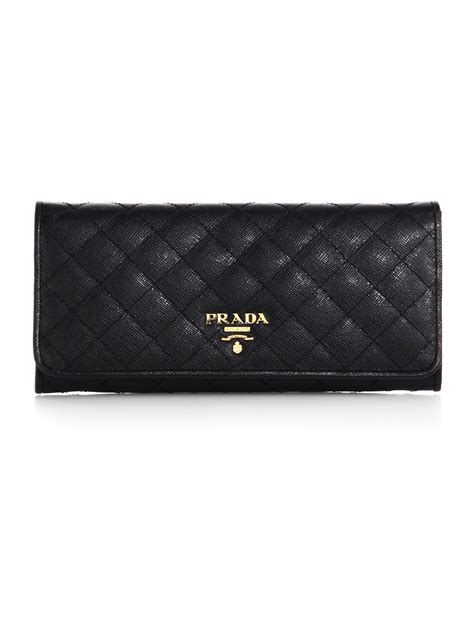 prada quilted wallet|prada billfold wallet.